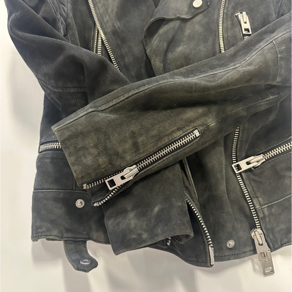 ALL SAINTS Suede Jacket - Picture 7 of 8